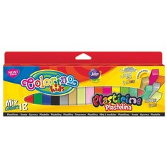 Пластилин "Colorino", 18 цветов
