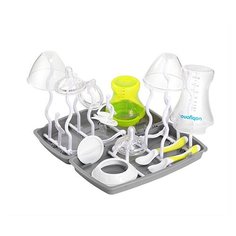 Сушилка универсальная для бутылочек и посуды "Babyono", цвет: серый