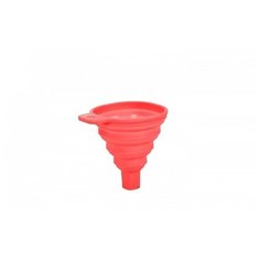 Воронка силиконовая складная, цвет: красный Bradex