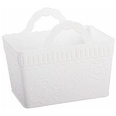 Корзина "Флоран", белая, 1,5 л Alternativa