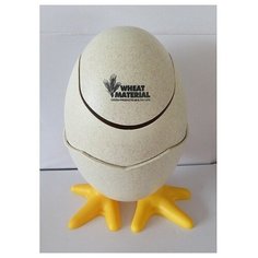 Мусорница "Яйцо", белое Эврика