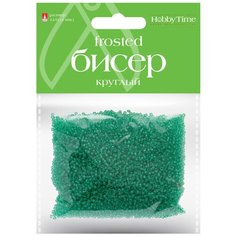 Бисер круглый "Frosted", 2 мм, 60 грамм, цвет морская волна, №20 Альт