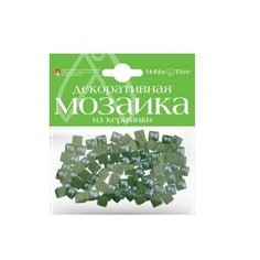 Мозаика декоративная из керамики, цвет: зеленый, 100 штук Альт