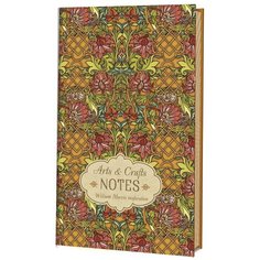 Записная книжка "Arts and Crafts NOTES" по мотивам работ Уильяма Морриса (желто-алая) КОНТЭНТ