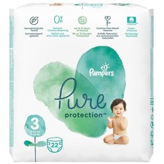 Pampers подгузники Pure Protection 3 (6-10 кг), 22 шт.