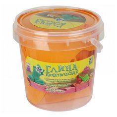 Кинетическая глина, цвет: оранжевая, 200 грамм 1 Toy