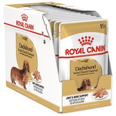 Влажный корм для собак Royal Canin Такса, для здоровья костей и суставов 12 шт. х 85 г