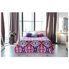 Покрывало Этель Минералы Александрит 200 х 220 см, фиолетовый