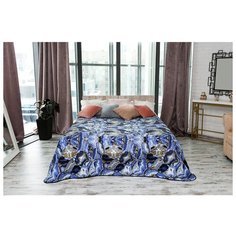 Покрывало Этель Минералы Сапфирин 220 х 240 см, синий