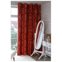 Портьеры Этель Версаль на ленте 270 см красный