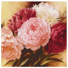 Картина по номерам "Оттенки розового" (20 цветов) Molly