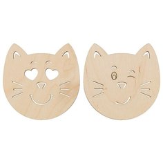 Заготовка для декорирования Mr. Carving "Подставка под горячее", 9х9 см, 2 штуки, арт. ВД-664