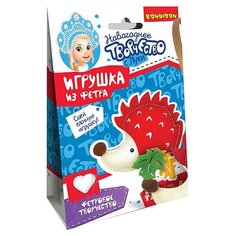 Набор для творчества "Ёлочные игрушки из фетра своими руками. Ежик" Bondibon