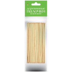 Деревянные палочки, плоские, 12,5 см (25 штук) Альт