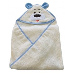 Многоразовые пеленки Sonia Kids Медвежонок 100х80 белый/голубой 1 шт.