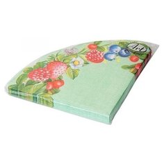 Салфетки круглые "Rondo. Ягодное ассорти", трехслойные, 32 см, 12 штук Bouquet