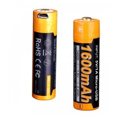 Аккумулятор 14500 Fenix "ARB-L14-1600U" (1600 mAh), с разъемом для USB