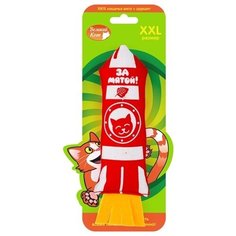 Игрушка для кошек Великий Кот "Ракета" с кошачьей мятой и шуршащим элементом, 18 см