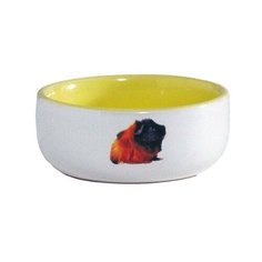 Миска для морской свинки, керамическая, желтая, 160 мл Beeztees