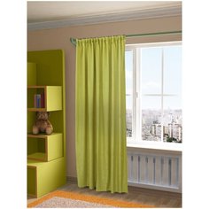 Штора "Софт" SANPA HOME COLLECTION, 180*270 см, салатовый