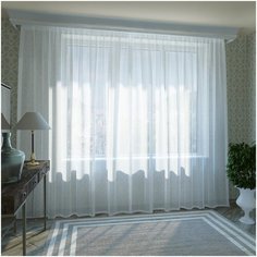 Тюль "Вуаль" SANPA HOME COLLECTION, 600*270 см, белый