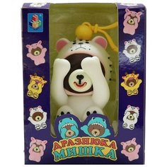 Интерактивная игрушка "Мишка-дразнюка. Костюм снежного барса" 1 Toy