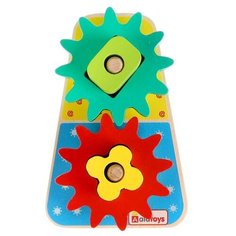 Развивающая игрушка-сортер "Шестеренки" Alatoys