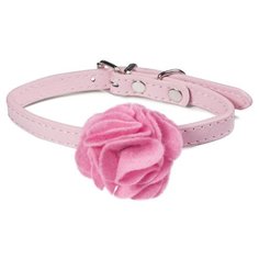 Ошейник Triol "Нежность", розовый, 10x310 мм