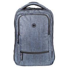 Рюкзак Wenger, 14, синий, полиэстер, 26x19x41 см, 14 л