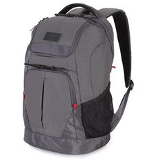 Рюкзак Wenger, 19, серый, полиэстер 900D, рипстоп, 31x19x48 см, 28 л