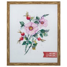 Рамка пластиковая с оргстеклом "Gamma", 50x60 см, цвет: тик, арт. ПРК-11