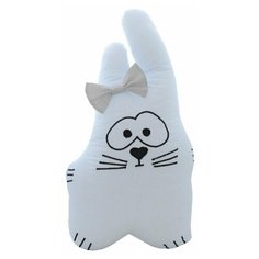 Подушка-бортик "Заяц белый с серым бантиком", 40*30 см, 100% хлопок Childrens Textiles