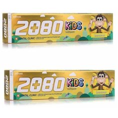ДЕТСКАЯ Зубная паста БАНАН, комплект 80 г х 2 шт Dental Clinic 2080