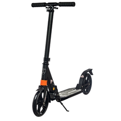 Самокат Городской Urban Scooter City Sport черный, 200 мм