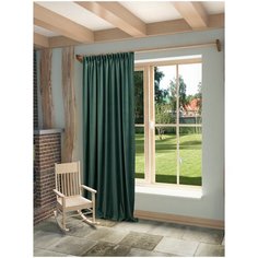 Штора "Бархат" SANPA HOME COLLECTION, 200*280 см, зеленая