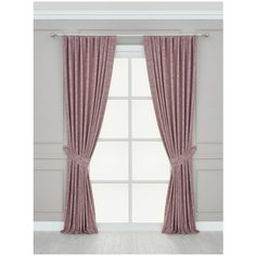 Комплект штор "Роксана" SANPA HOME COLLECTION, 200*270 см (2шт.), фиолетовый