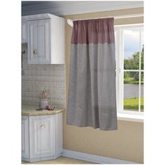Штора "Скарлет" SANPA HOME COLLECTION, 140*180 см, красный