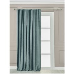 Штора "Бархат" SANPA HOME COLLECTION, 200*280 см, серо-голубой
