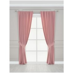 Комплект штор "Росария" SANPA HOME COLLECTION, 200*270 см (2шт.), пыльная роза