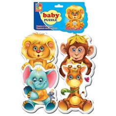 Мягкие пазлы "Baby puzzle. Зоопарк" Vladi Toys