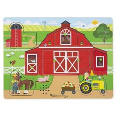 Пазл со звуком "Вокруг фермы" Melissa & Doug