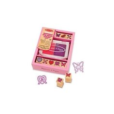 Набор печатей "Бабочки и сердечки" Melissa & Doug