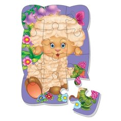 Мягкий магнитный пазл для малышей "Овечка" Vladi Toys