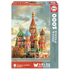Пазл "Храм Василия Блаженного. Москва" (1000 деталей) Educa