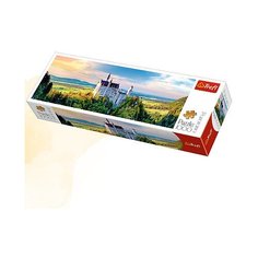 Пазл панорамный "Замок Нойшванштайн", 1000 элементов Trefl