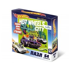 Пазл ORIGAMI Hot Wheels Город 64 элемента