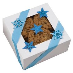 Коробка подарочная с окошком "Зима", 3 штуки Wilton