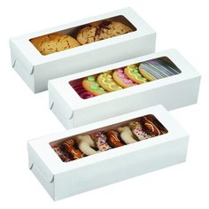 Коробка подарочная прямоугольная с окошком, 3 штуки Wilton