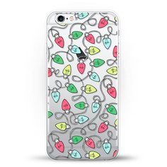 Силиконовый чехол новогодний "Гирлянда" на Apple iPhone 6/6s Andy & Paul