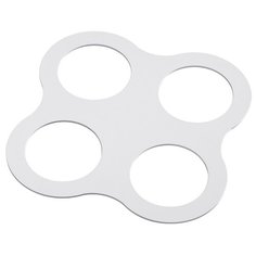 Рамка декоративная Novotech "Metis", 195x195x2 мм, цвет: белый